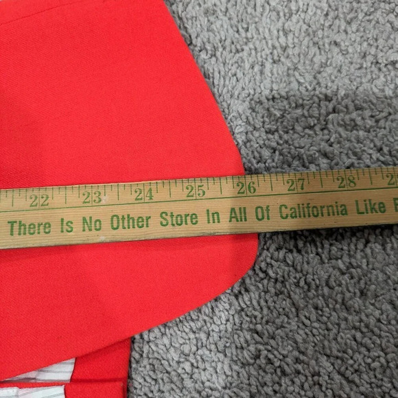 J.Crew Regent Wool Blazer Vibrant Red Orange Size 0 - Picture 6 of 10